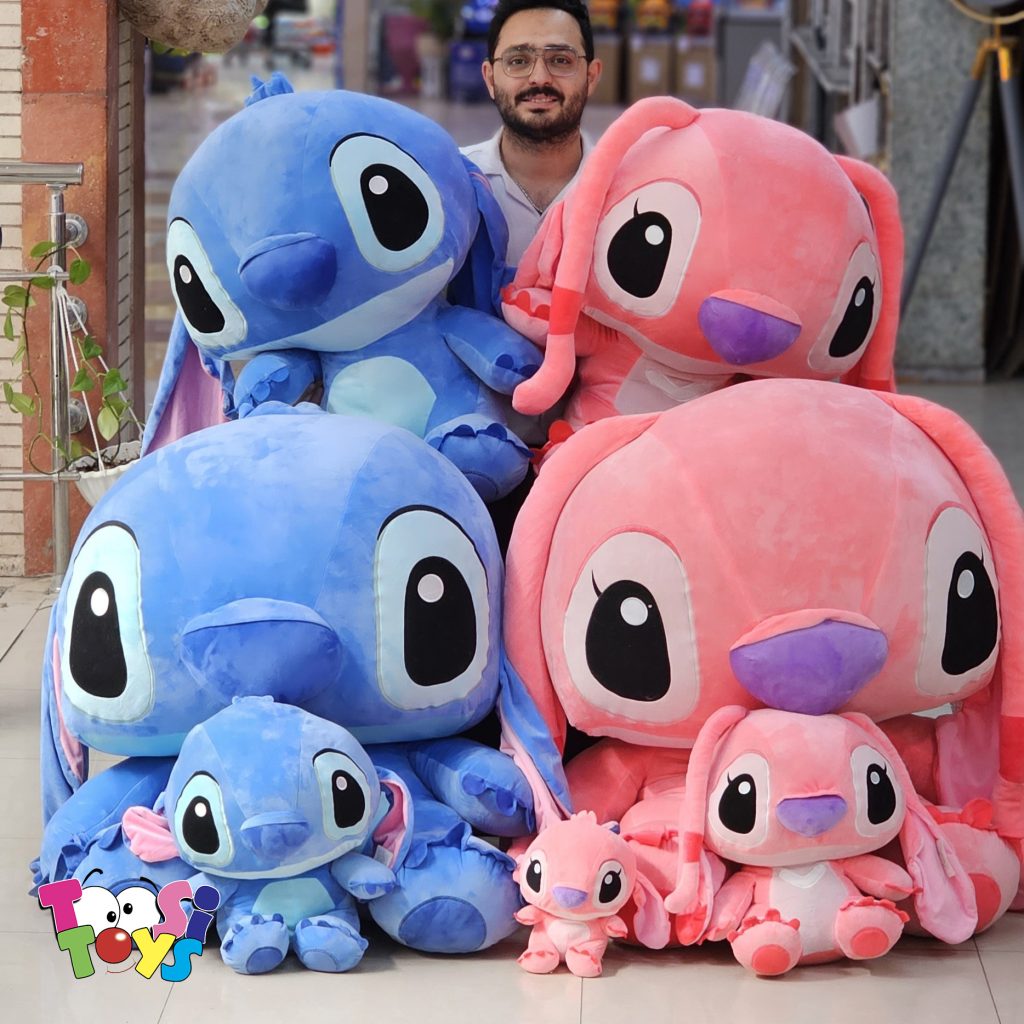 عروسک استیج دختر و پسر اورجینال آبی و صورتی