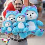 عروسک خرس لباس سالیوانی