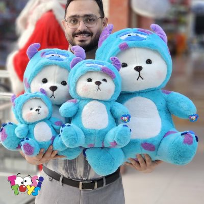 عروسک خرس لباس سالیوانی