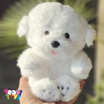 عروسک سگ سوپرایزی کیفی