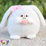 عروسک خرگوش هلویی