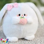 عروسک خرگوش هلویی