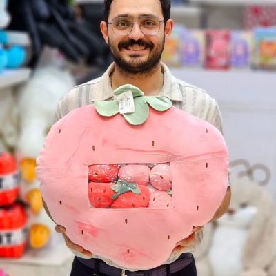 عروسک بالشتی میوه‌ جات بچه دار