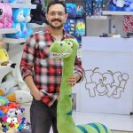 عروسک دایناسور مهربان