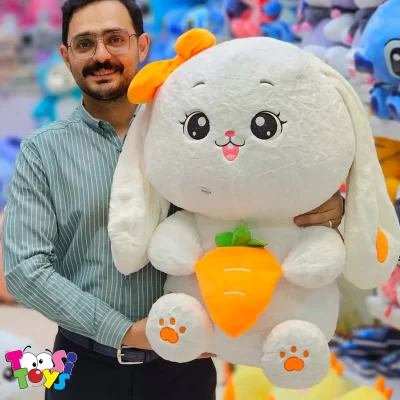 عروسک خرگوش هویج و توت فرنگی