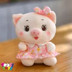 عروسک خوک دامن گل گلی