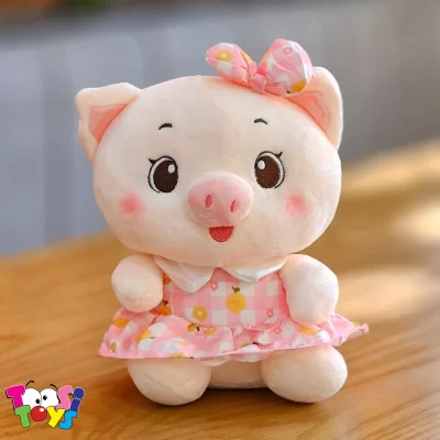 عروسک خوک دامن گل گلی