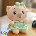 عروسک خوک دامن گل گلی