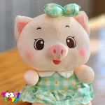 عروسک خوک دامن گل گلی