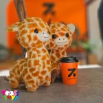 عروسک زرافه بامزه نقلی