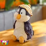 عروسک پنگوئن کیوت کلاه دار