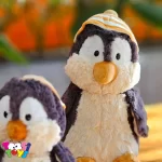 عروسک پنگوئن کیوت کلاه دار
