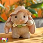عروسک خرگوش لاکچری کلاه دار