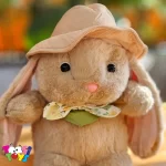 عروسک خرگوش لاکچری کلاه دار