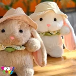 عروسک خرگوش لاکچری کلاه دار