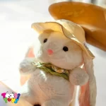 عروسک خرگوش لاکچری کلاه دار