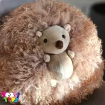 عروسک جوجه تیغی پشمالو