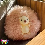 عروسک جوجه تیغی پشمالو