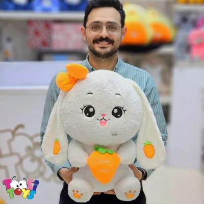 عروسک خرگوش چشم قلبی