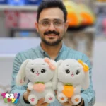 عروسک خرگوش چشم قلبی