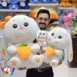 عروسک خرگوش چشم قلبی