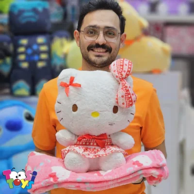 عروسک کیتی پتودار پاپیونی