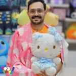 عروسک کیتی پتودار پاپیونی