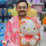 عروسک کیتی پتودار پاپیونی