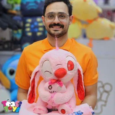 عروسک پتو بالشتی استیچ عروسک به دست