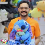 عروسک پتو بالشتی استیچ عروسک به دست