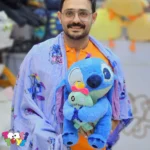 عروسک پتو بالشتی استیچ عروسک به دست