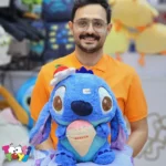 عروسک پتو بالشتی استیچ بستنی به دست