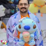 عروسک پتو بالشتی استیچ بستنی به دست