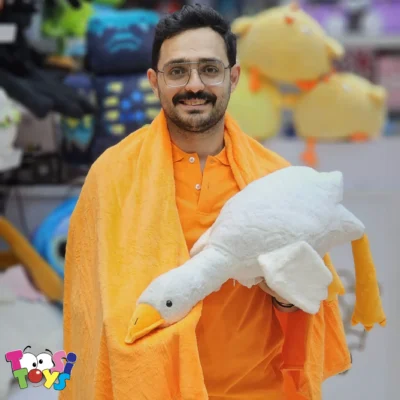 عروسک پتو بالشتی غاز خوابیده