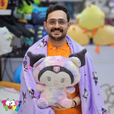 عروسک پتو بالشتی کرومی آبرنگی