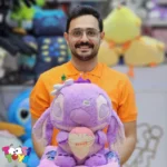 عروسک پتو بالشتی استیچ بستنی به دست