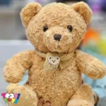 عروسک خرس نشسته پاپیونی