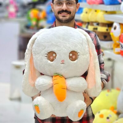 عروسک خرگوش چشم قلبی