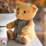عروسک خرس شال بافتنی