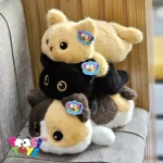 عروسک گربه چشم درشت خوابیده اورجینال