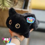عروسک گربه چشم درشت خوابیده اورجینال