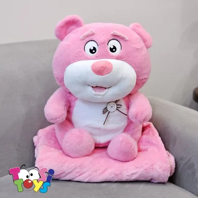 عروسک پتو بالشتی خرس لاتسو مهربون