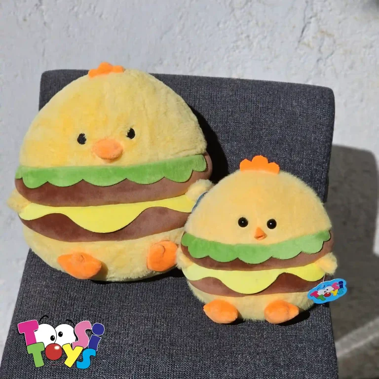 عروسک جوجه همبرگری